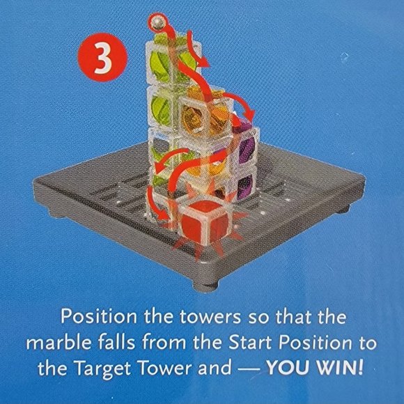 ThinkFun Gravity Maze Marble Run Brain Game Marble Logic Family Boys & Girls 8+ - Picture 5 of 6
